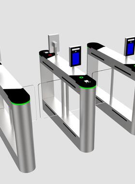 门禁考勤速通门动态人脸识别人脸闸人通脸识别机通道CPY自助道
