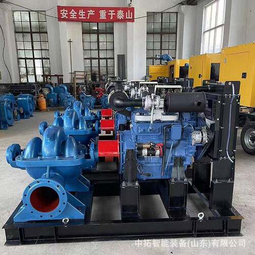 防汛轮泵车1混2寸柴油机流335泵强自柴油机大型四轮式胎污吸水泵