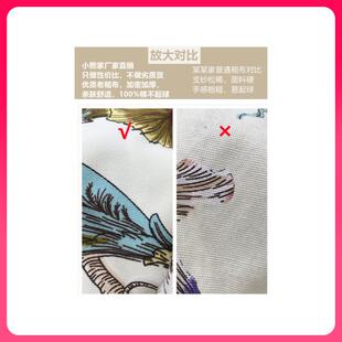 ⇛鸟花香加厚纯棉床老DJH粗布三件套炕单高大品质植物单语花卉可