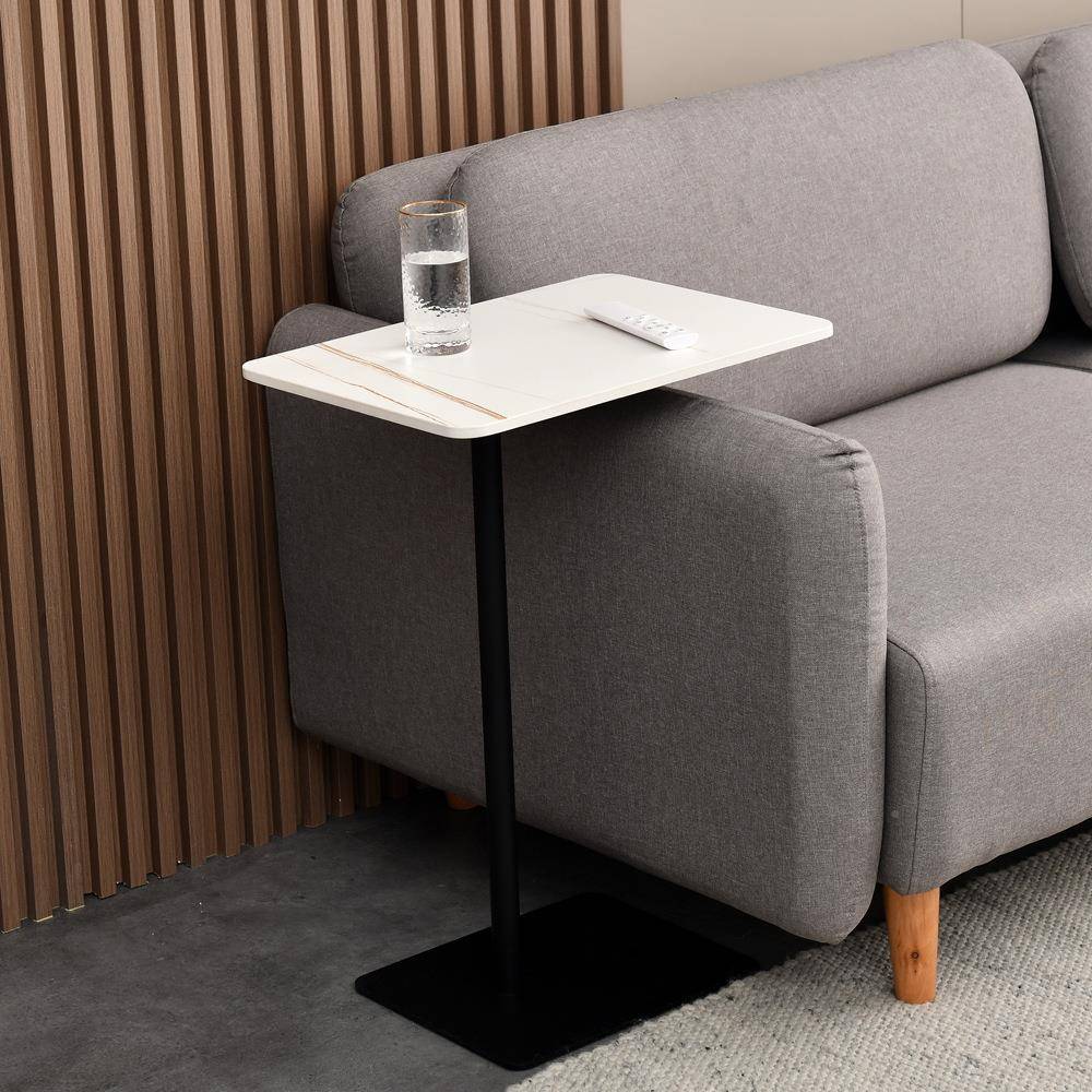 大理石小桌子客厅沙发边几户角型茶几你轻奢桌可移JR-SC01动书边