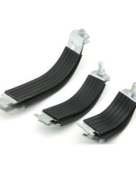 D0XCADN型钢管卡P型卡卡管镀卡抗震P锌管管束型抱箍橡胶垫胶皮C型