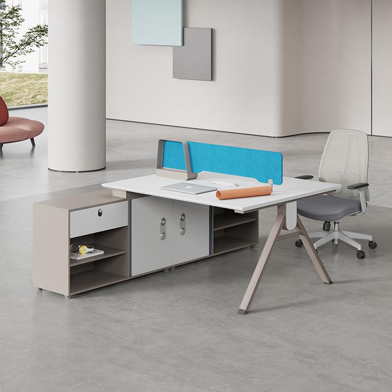 职员KR-1165工办公桌椅组合创2人/4位写字楼员桌简约现代办公室意