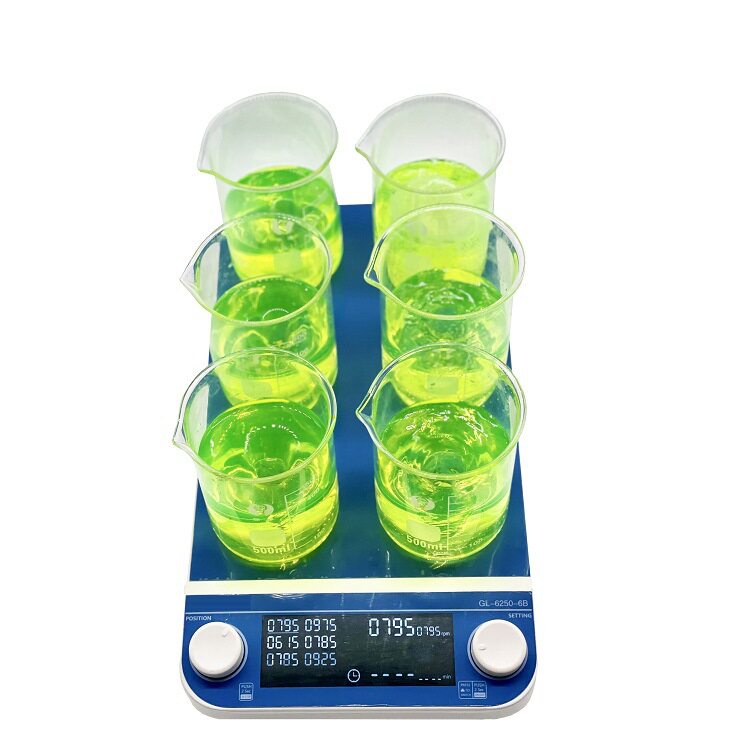 多联磁力搅拌器LCD显示6*500ml