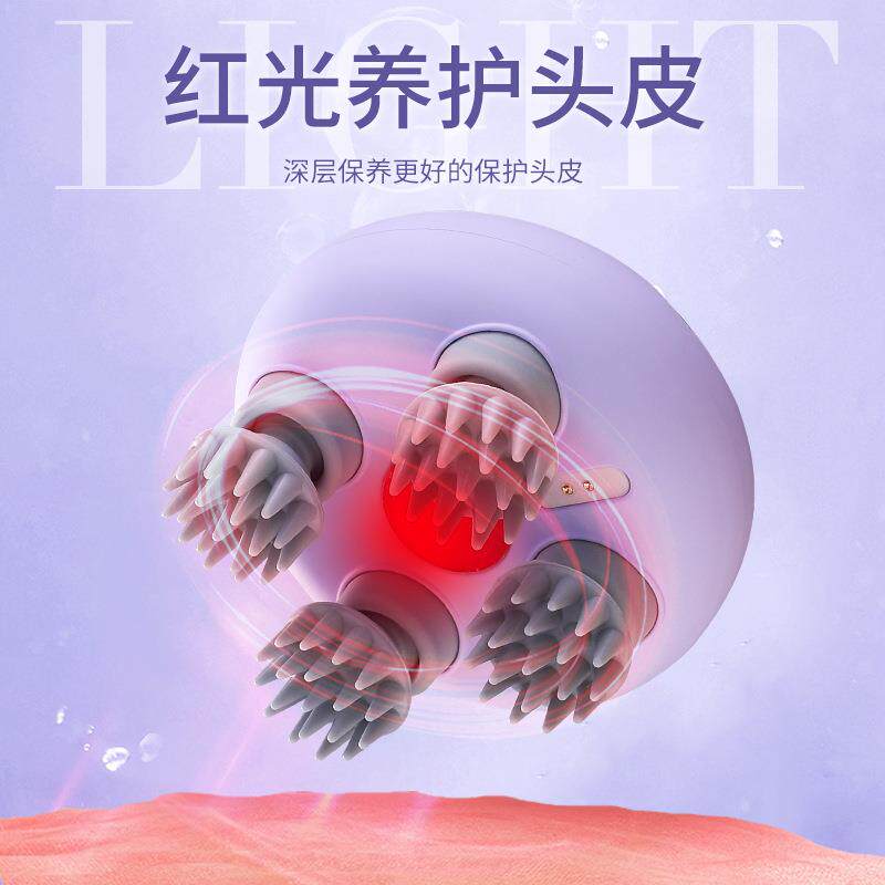 头按部摩器头揉捏脑袋YMM五爪按摩头皮头疼洗摩仪抓头皮按按摩梳