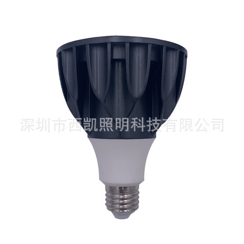 厂家批发新款黑色压铸铝led par30 12w 85-265v 24度par30灯泡