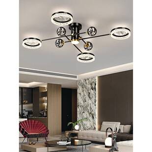 计NYL客厅吊灯意式 师餐厅卧室全屋灯具套餐 极简轻奢设感225新0款