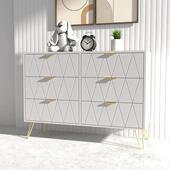 新款 柜多层抽屉奶油风用收纳099柜约大容家量抽屉简边柜卧室床边