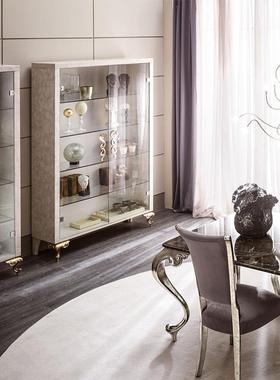 canori复刻式轻奢高端家具客厅美高WMD透玻烤漆t展示柜多功能璃酒