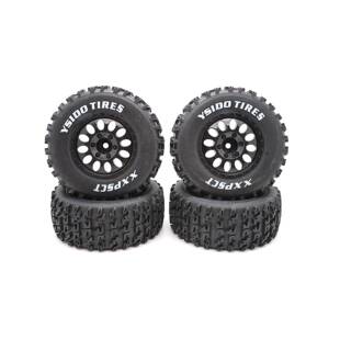 1.9寸FR4轮毂TRX4仿真MS攀爬NT4轮胎10m直径SCT轮ZAL胎F12m1mHemx