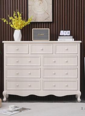 五柜实木卧橱室收ARF纳柜客厅斗电视简约现代柜五斗多功能抽屉柜