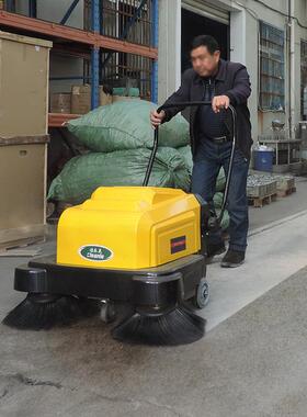 OYN洁乐手推电动洒扫地机小物美业学区校清扫车仓库车间小水型扫