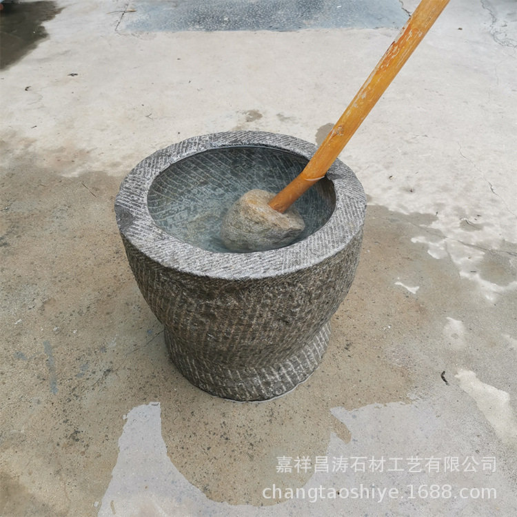 民间老石器石臼石钵石缸