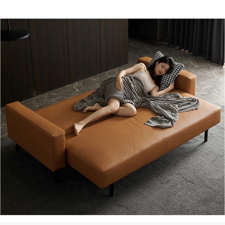 皮多艺沙J146发意式极简小户型三人2客厅轻奢功床能沙发2米新款