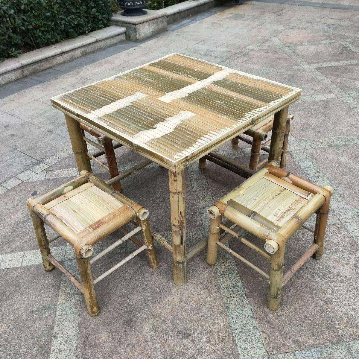 XN竹FOL子式竹阳台茶椅竹桌子竹编室外桌老子手工竹桌椅桌子庭院,鲜花速递/花卉仿真/绿植园艺,其它园艺用品,淘宝优惠券,粉丝福利购,淘宝优惠卷