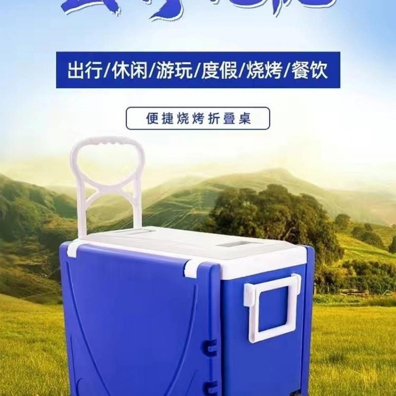 D户外折叠桌J椅冰桶一体便携露式车4载自驾游野TYA餐桌椅套装营装