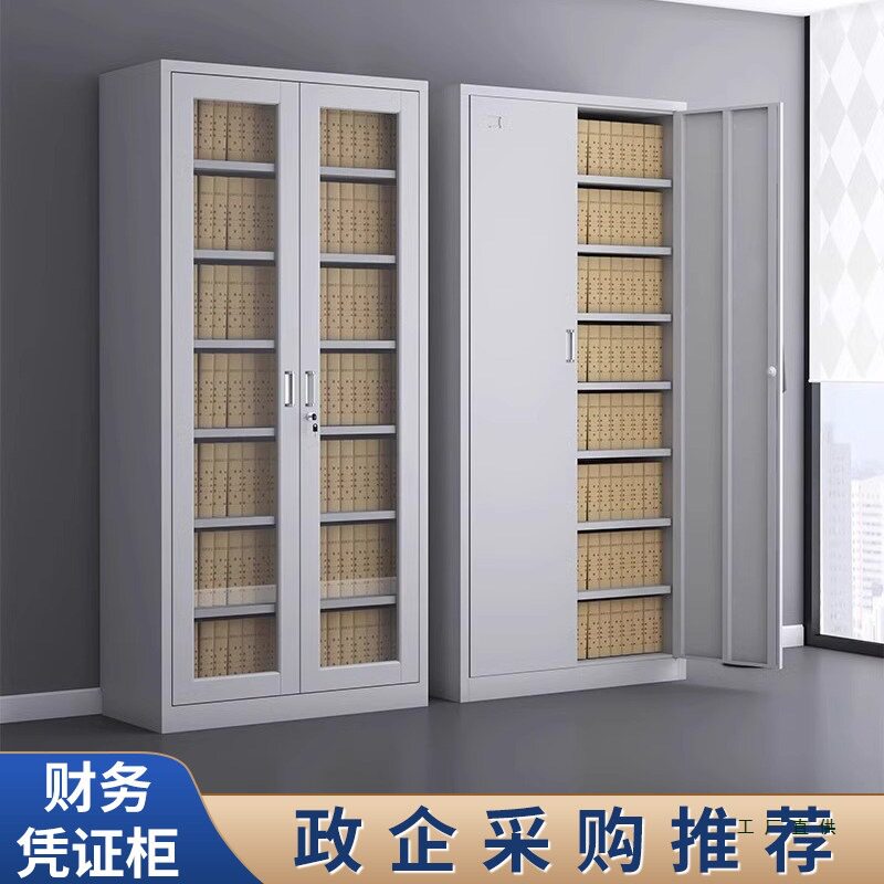钢制通玻会计凭证档案柜
