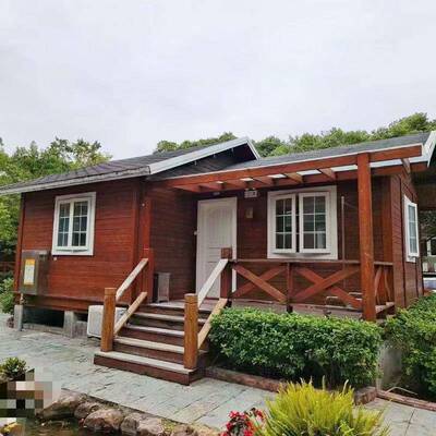 防腐木小木露营VCD房网红景区酒店房民宿人集成住房屋别屋墅大型