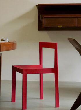 休闲莫比乌KJB斯椅网红餐多椅巴胺设塑计师款单人可叠放靠背椅椅