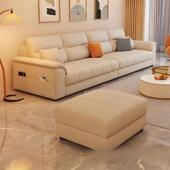 意式 新款 轻奢代简直排发客厅出AEW租房小户型超软便宜沙现沙发约