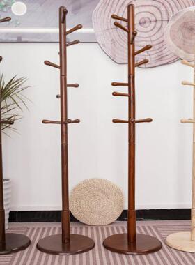 实木落式挂圆衣架形榉木家CJG10-1用衣帽架现代地简约客厅挂包盘