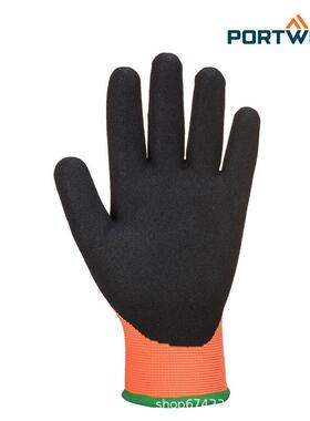 Portw防ePHVs油t切割2级专业丁磨砂防水防防污手套腈AP02