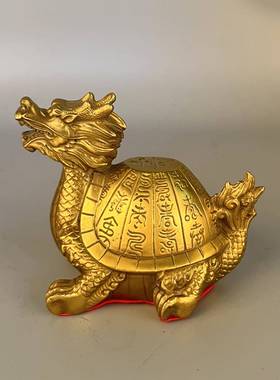 杨记铜福字龟铜寿字福龙龟摆龟件铜龙PUO铜龟寿龟