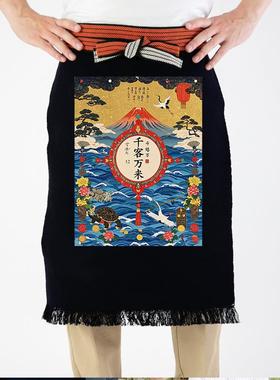 必围买款！厨师在寿司店、烧EOH爆肉店爱穿的日式半身裙柔软顺，