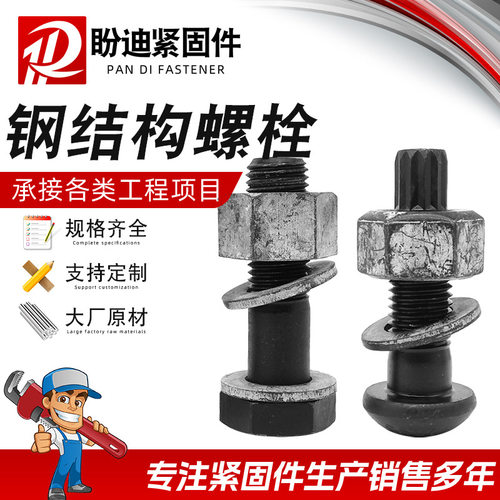 10.9S高强钢结构大六角螺栓M20