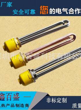 1.5寸DN040KXE不锈钢电丝热管空气能工程水箱螺纹扣热管22加0V38V