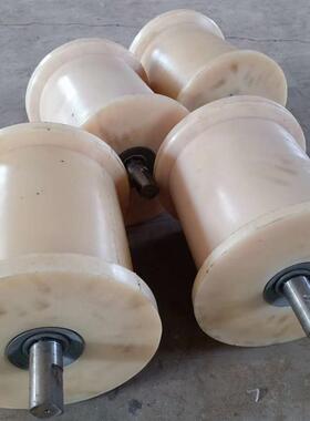 尼龙地滚矿斜井轨道地0实辊150*3INV0心铸钢地滚钢用丝绳焊接地滚