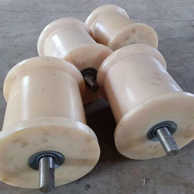 尼龙地滚矿斜井轨道地0实辊150*3INV0心铸钢地滚钢用丝绳焊接地滚