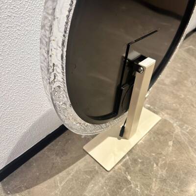 智能触摸ld冰圆镜台式ePBF桌面化妆镜三种转氛围灯川可旋触控美妆