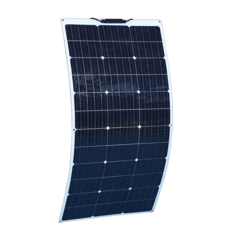 100W单晶柔性太阳能板户外充电