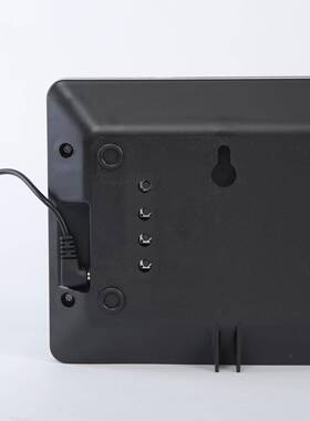 创意4813B时尚L现代静音E台D数码万年历电子钟双用时分秒挂数字大