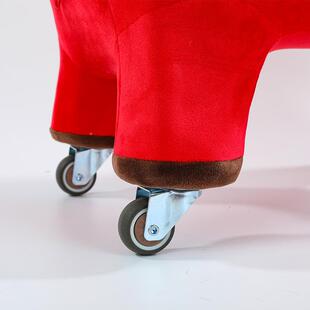 GKF202红运6马祥吉小马椅红带轮溜溜马动物造型儿童沙发网客厅动