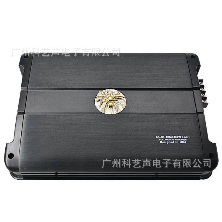 车音响功放蜘蛛车四路功汽放大功率功放板喇叭SK-85功载放4x100W