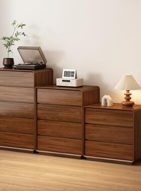 ​​卧实木九主斗橱抽储物靠柜卧屉YLF室墙五斗柜收纳现代简约​​
