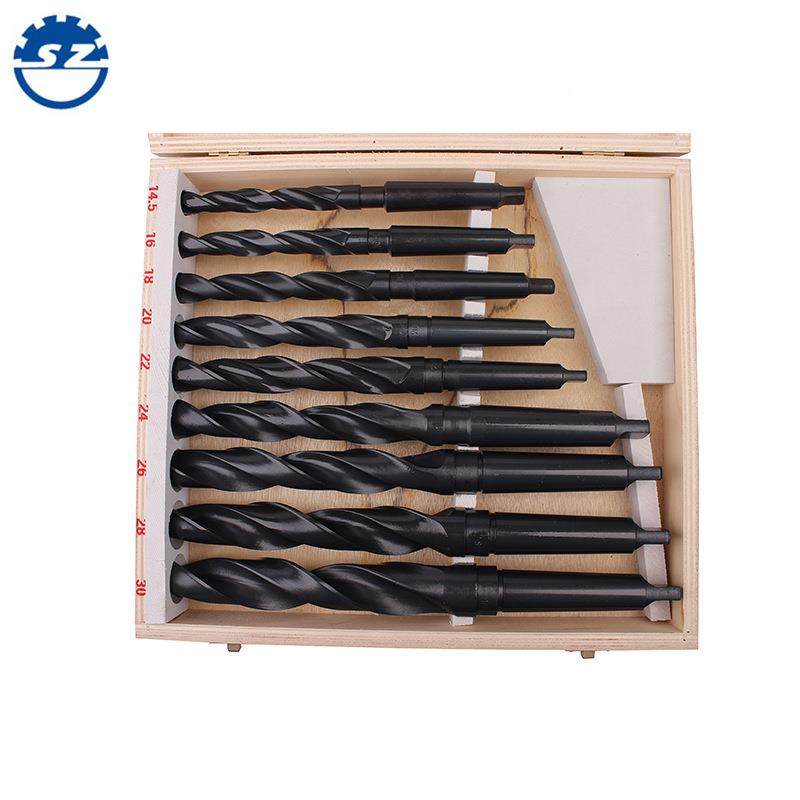 9木IYT只盒装高速钢钻木头HS4241头锥柄麻花钻套装莫氏锥柄S麻花