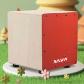 卡鼓箱鼓实木坐鼓箱打击他乐器儿童初者手拍卡宏洪鼓QCF拍学箱吉