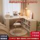 实木转角书桌书架一体桌工作电型838脑桌室卧女子生家用小户床边
