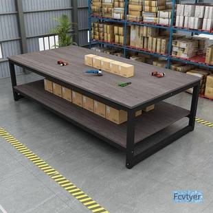 吉妃翔桌装 工厂检 配验操作台958快递打包实验台双工作台车间包装