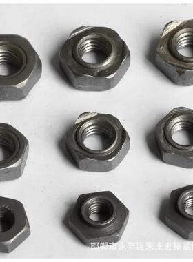 四方焊接螺母GB13680准本色螺母点焊标螺母513接焊螺帽