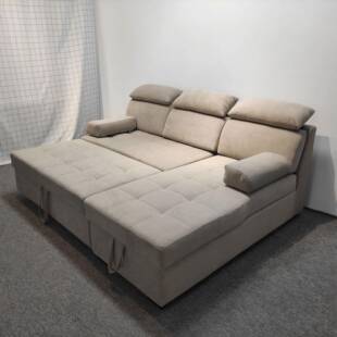 科技布发中沙户型客厅休闲贵妃椅组合两INV用沙储物小无扶手发床