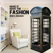 工厂直销新款伦影风ys003复古电话亭模型地摄道具大型落展馆摆英