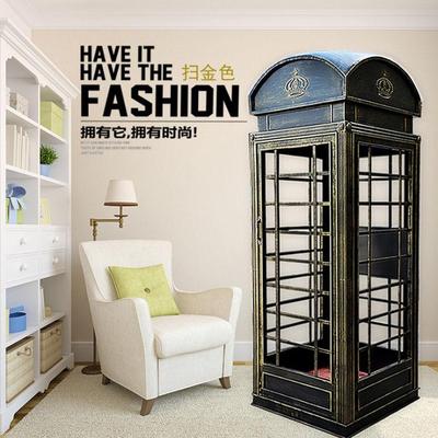 工厂直销新款伦影风ys003复古电话亭模型地摄道具大型落展馆摆英