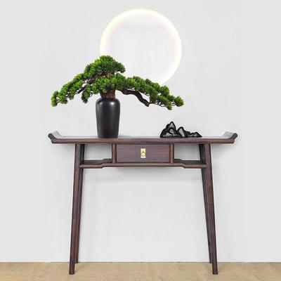 仿保真柜迎客松盆景创意免M00094养鹃杜根工艺品办公桌家居客厅电