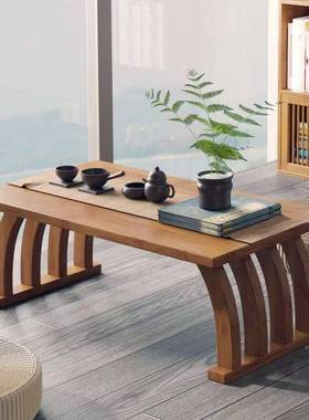 RIU中飘式茶桌型窗小茶榻榻米简约窗台几阳台茶桌矮飘窗台小桌子