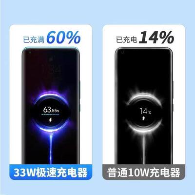 适用红米40充电k4HMI400pro充电器k40数据线k40Pr闪o充电头k40极速快充线33W充电插k头奥线赐原装充