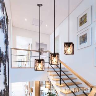 bea复古式吊灯餐厅卧室42940楼道铁艺客厅吧台灯美y复古田园灯具