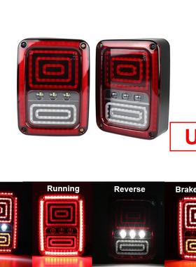 现货JK牧马OL-JT02人led尾灯总成改装转行车车灯ld刹灯lede向